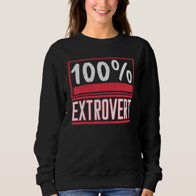 Camiseta Social Extroverted Personality Extrovert 3 (Frente)