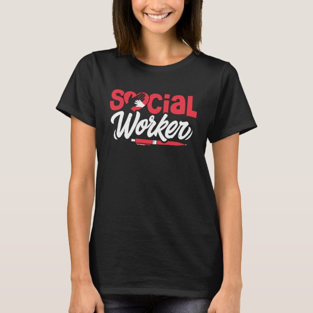 Camiseta Social Worker LMSW LCSW Social Work Appreciation M (Frente)