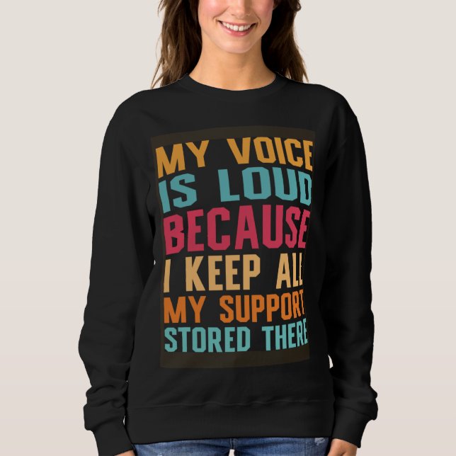 Camiseta Social Worker My voice is loud social work (Frente)