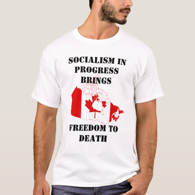 Camiseta socialism in canada (Frente)
