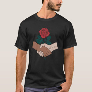 Camiseta Socialismo Democrático Socialista da América Rosa 