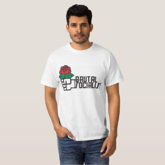 Camiseta socialista brutal do valor