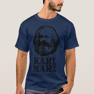 Camiseta Socialista Comunista Karl Marx Portrait