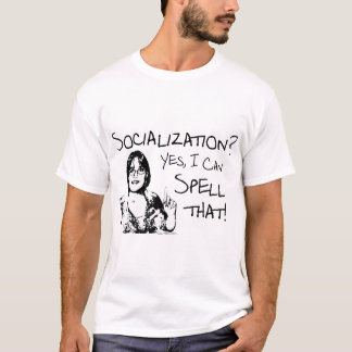 Camiseta Socialização da soletração