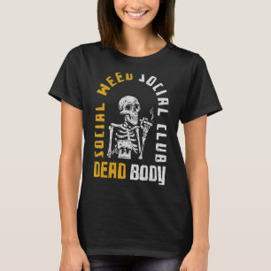 Camiseta Socials Weals Socials Club Corpo do Morto Skeleton