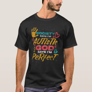 Camiseta Sociedade Autista Diz Que Sou Autista Conscientiza