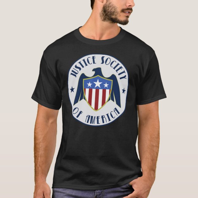 Camiseta Sociedade da Justiça da América Legendas do Amanhã (Frente)