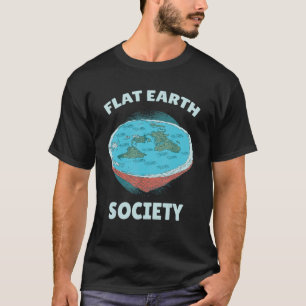Camiseta Sociedade da Terra Plana Teoristas da Terra Plana