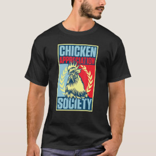 Camiseta Sociedade de Apreciação de Frangos Para Criadores