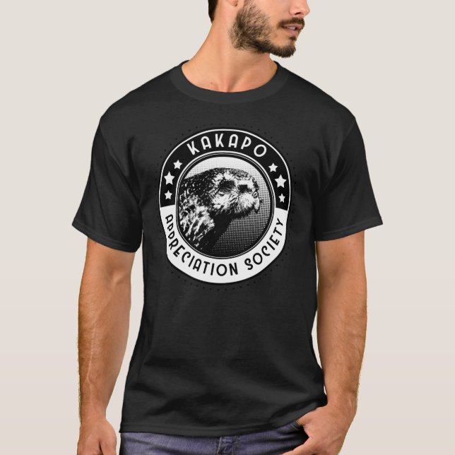 Camiseta Sociedade de Apreciação Kakapo  (Frente)