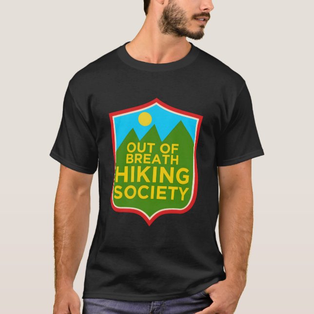 Camiseta Sociedade de Caminhada Respirando com Dificuldade (Frente)