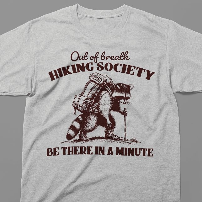 Camiseta Sociedade de Caminhada Sem Fôlego (Criador carregado)
