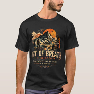 Camiseta Sociedade de Caminhada Sem Fôlego Acampamento Cami