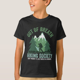 Camiseta Sociedade de Caminhada Sem Fôlego Caminhante de Mo