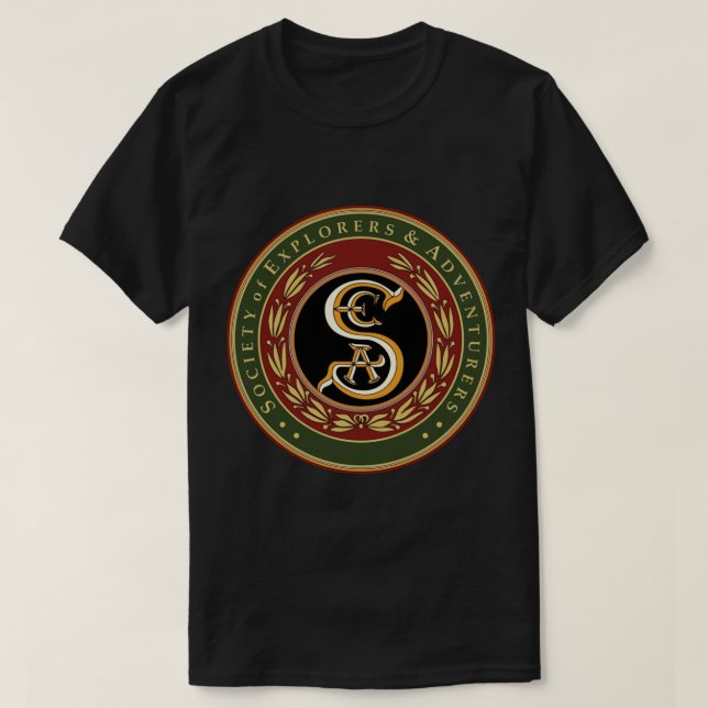 Camiseta Sociedade De Exploradores E Aconselhadores (Frente do Design)