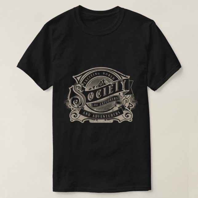 Camiseta Sociedade de Exploradores e Aventuros (Frente do Design)