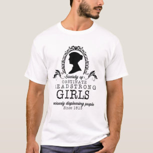 Camiseta Sociedade De Garotas Obstinadas E Fortes