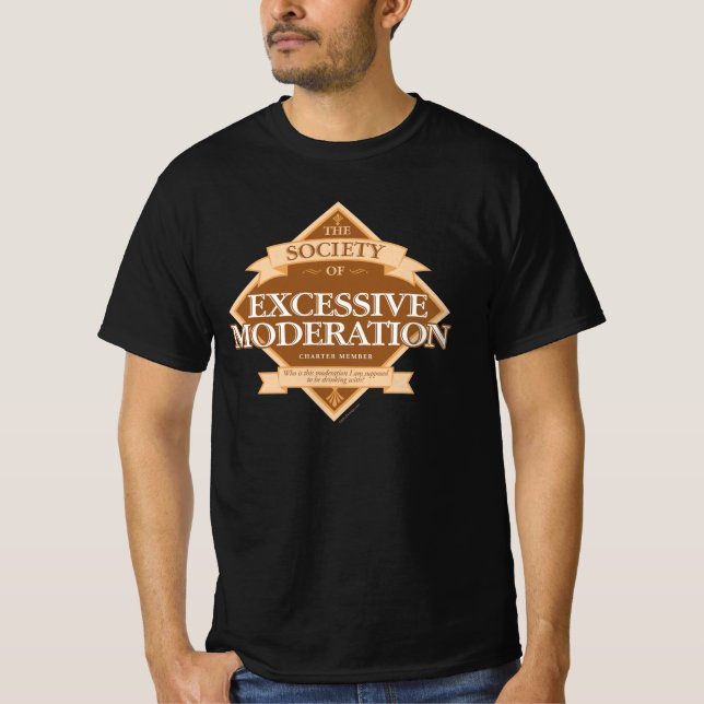 Camiseta Sociedade de Moderação Excessiva (Frente)