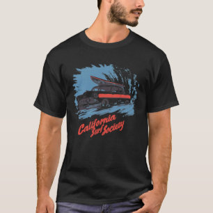 Camiseta Sociedade de Surf da Califórnia Design de Surf de
