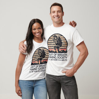 Camiseta Sociedade de Trilha Sem Fôlego Engraçado