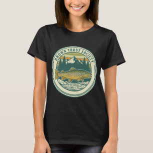 CAMISETA SOCIEDADE DE TRUTA MARROM ARTE