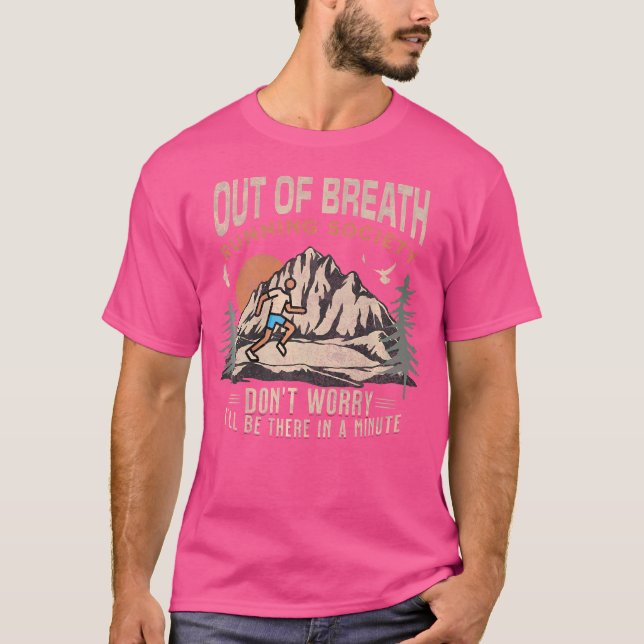 Camiseta Sociedade Divertida De Corredores Sem Fôlego Não S (Frente)