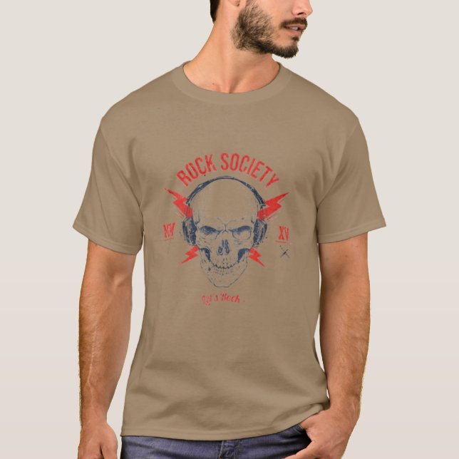 Camiseta Sociedade do Rock engraçada (Frente)