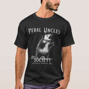 Camiseta Sociedade do Tio Feral Retro Divertida Amantes de