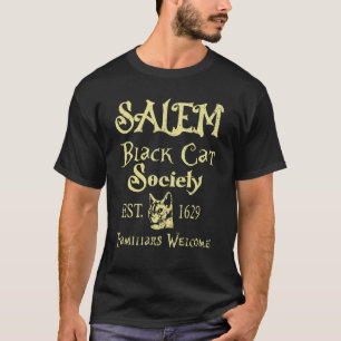 Camiseta Sociedade dos Familiares do Gato Preto de Salem no