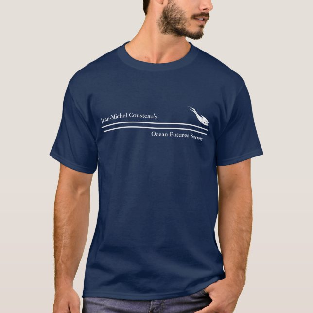 Camiseta Sociedade dos futuros do oceano de Jean-Michel (Frente)