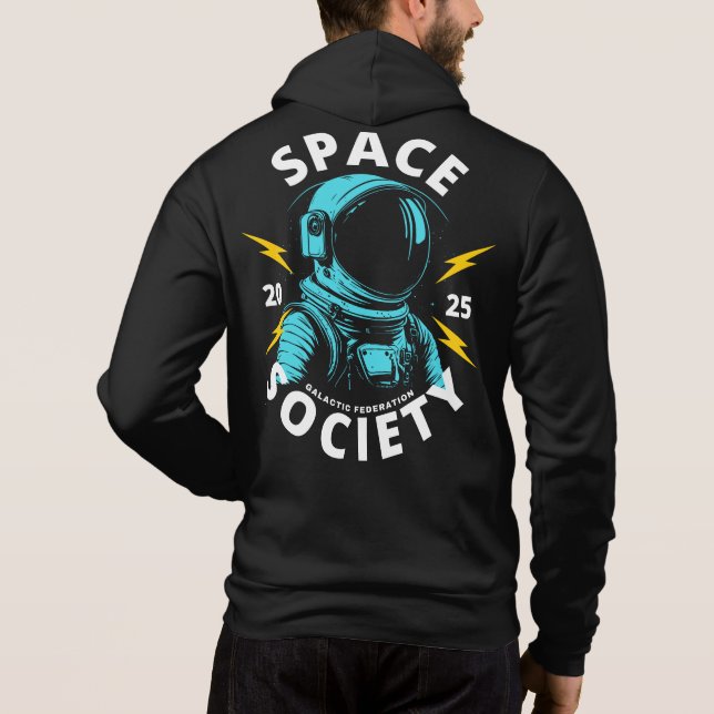 Camiseta Sociedade Espacial (Verso)