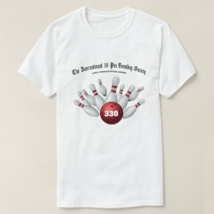 Camiseta Sociedade Internacional de Boliche de 10 Pinos Jog