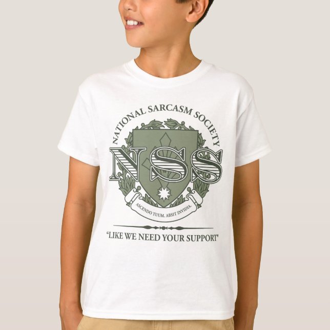 Camiseta Sociedade Nacional de Sarcasmo (Frente)