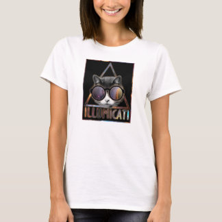 Camiseta Sociedade secreta do gato de Illumicati