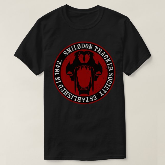 Camiseta Sociedade Smilodon (Frente do Design)