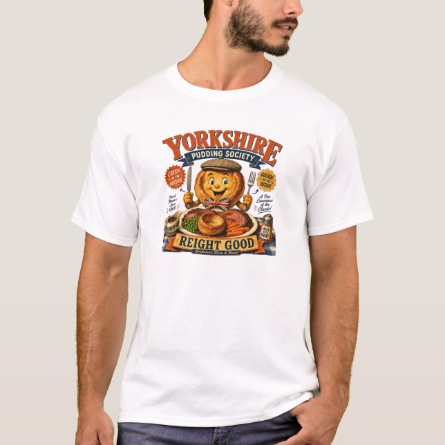 Camiseta Sociedade Yorkshire Pudding Reight Good (Frente)