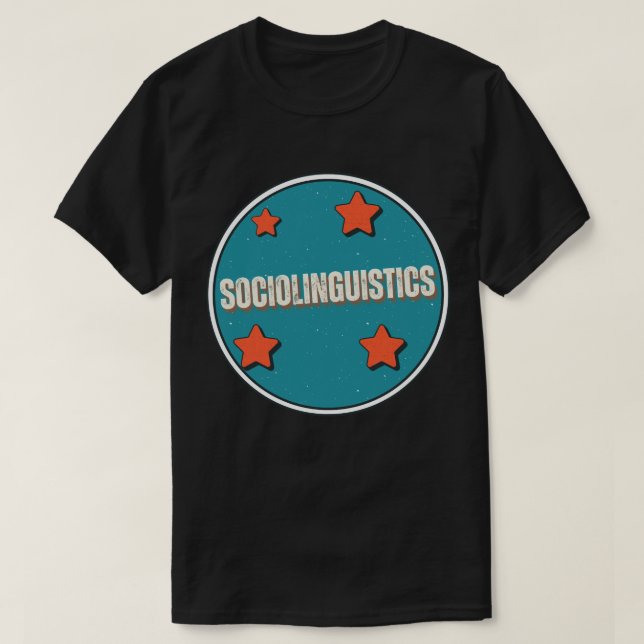 Camiseta Sociolinguística (Frente do Design)