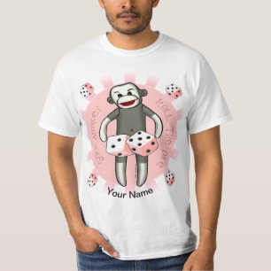 Camiseta Sock Monkey Dice