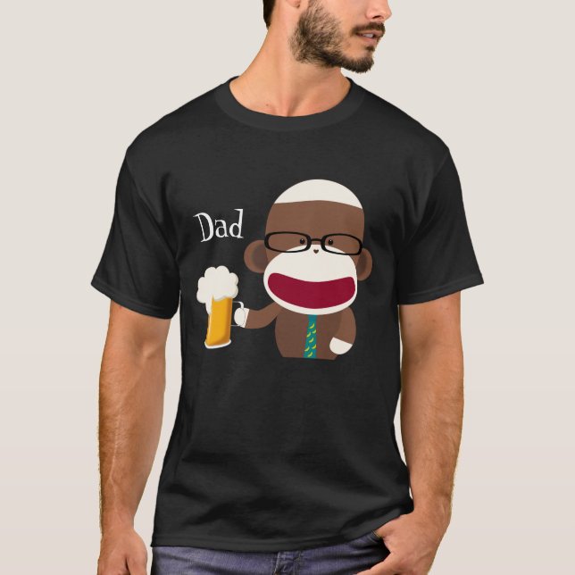 Camiseta Sock Monkey Papa Shirt (Frente)
