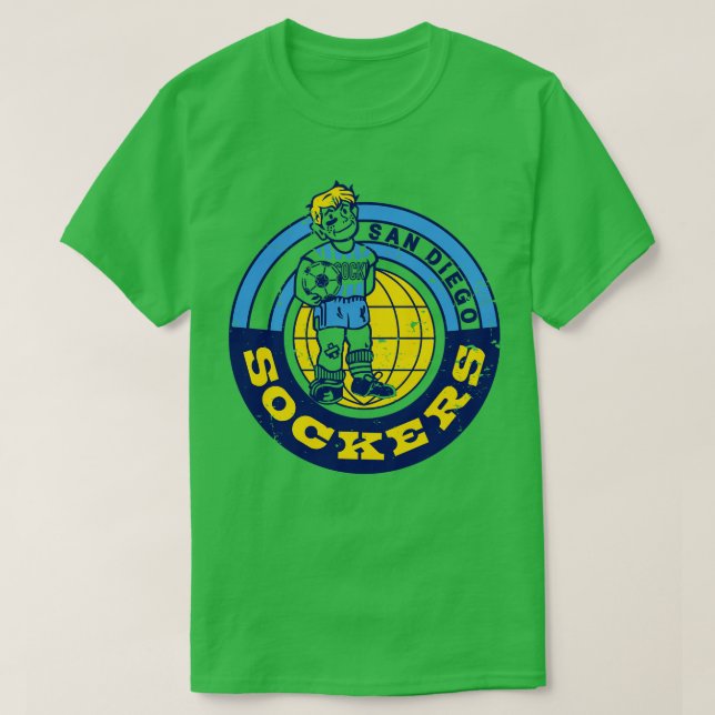 Camiseta Sockers de San Diego em 1978 (Frente do Design)