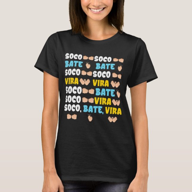 Camiseta Soco Bate Vira Music Dance Party (Frente)