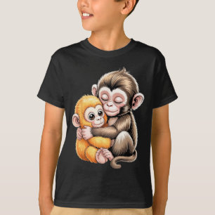 Camiseta Soco de macaco bebê