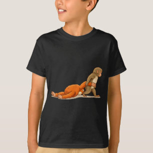 Camiseta Soco de macaco bebê