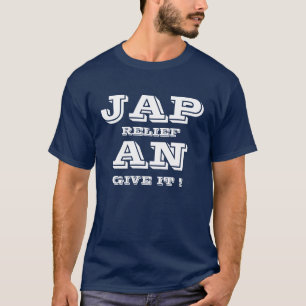 CAMISETA SOCORRO AO JAPÃO DÊ !