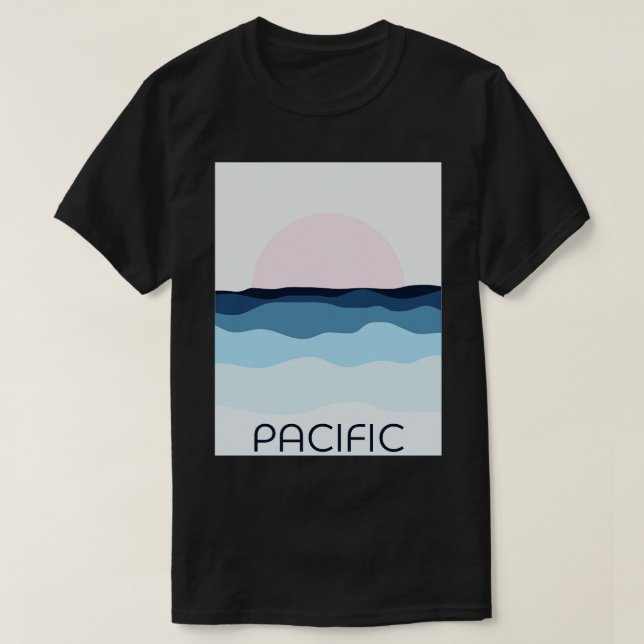Camiseta Socorro do Pacífico (Frente do Design)