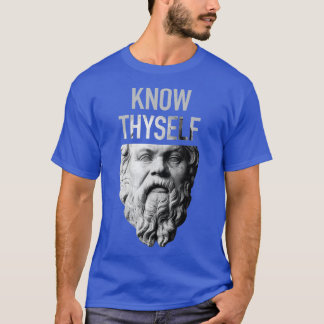 Camiseta Sócrates Delphi Orcale Conhece-se a si mesmo Gif F