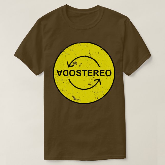 Camiseta Soda Stereo Vintage (Frente do Design)