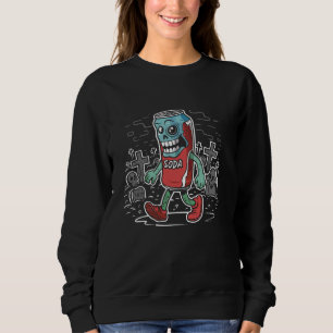 Camiseta Soda Zombie - Vintage Creepy Limo Monster Hallowee