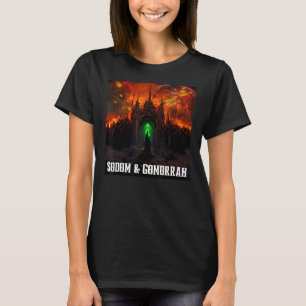 Camiseta Sodoma e Gomorra, cidade arde com Angel e Churc