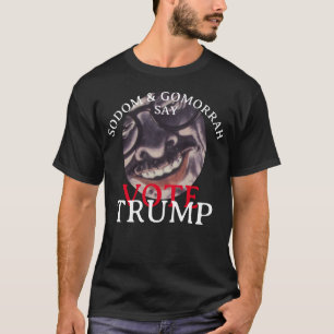CAMISETA SODOMA & GOMORRA DIZEM VOTE TRUMP VANCE